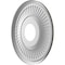 Ekena Millwork Berkshire PVC Medallion (Canopies up to 5 3/4"), 13"OD x 3 1/2"ID x 3/4"P, Satin Hunt Club Green CMP13BEGHC - alternate 4